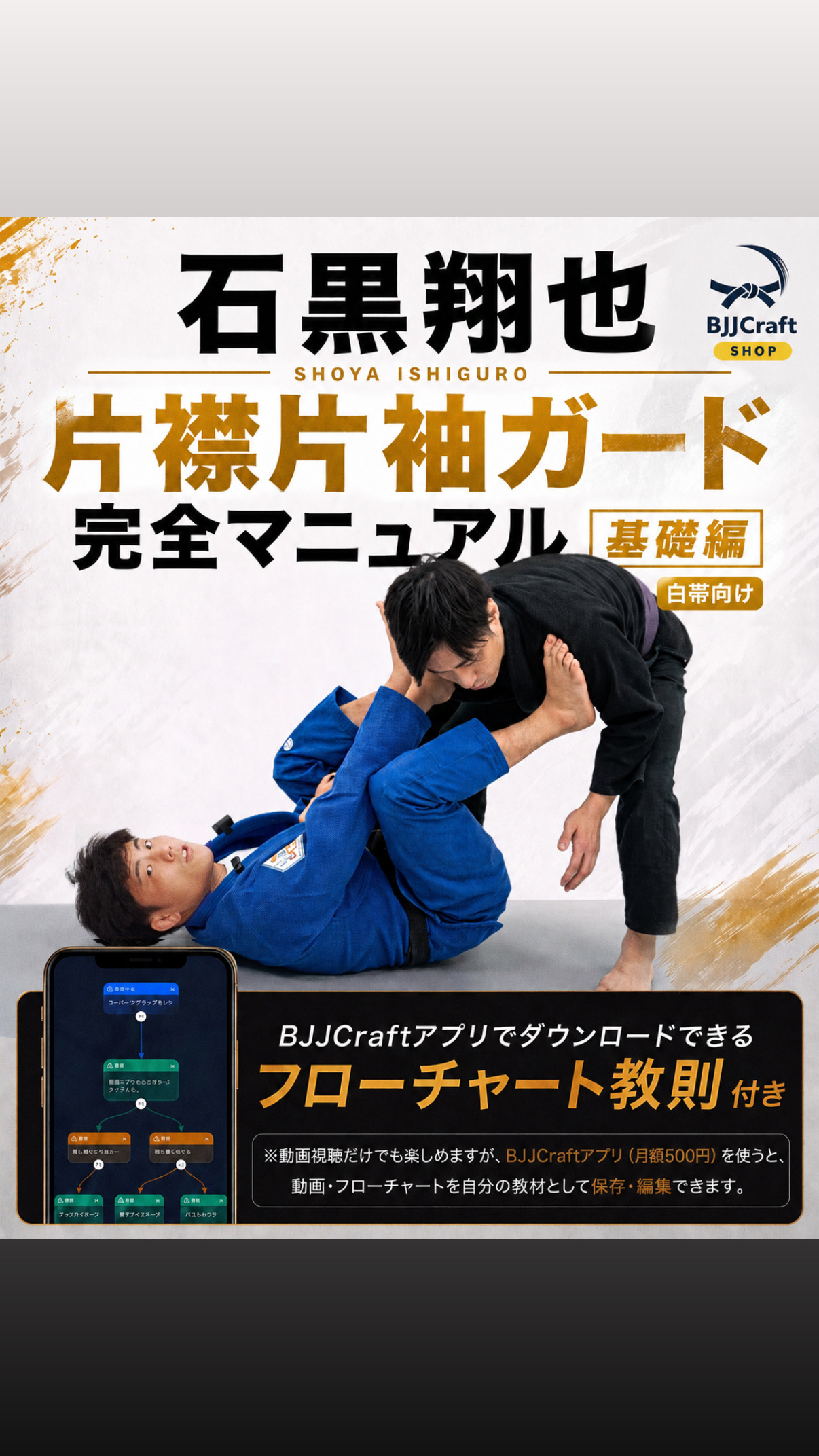 片襟片袖ガード完全マニュアル 基礎編 (白帯向け)